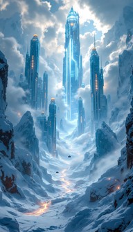Free Frozen Future City Image - Futuristic, City, Ice | Download at ...