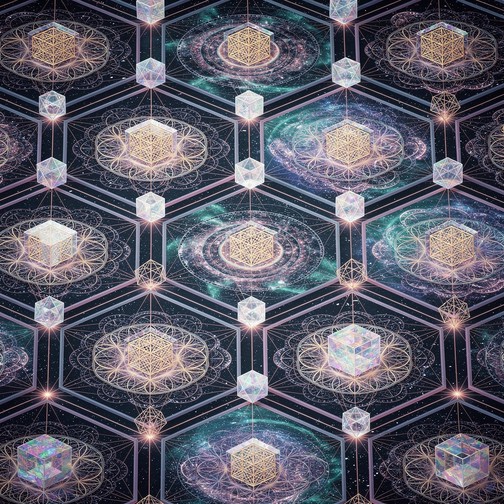 Free Geometric Space Illusion Image - Geometric, Isometric, Abstract ...