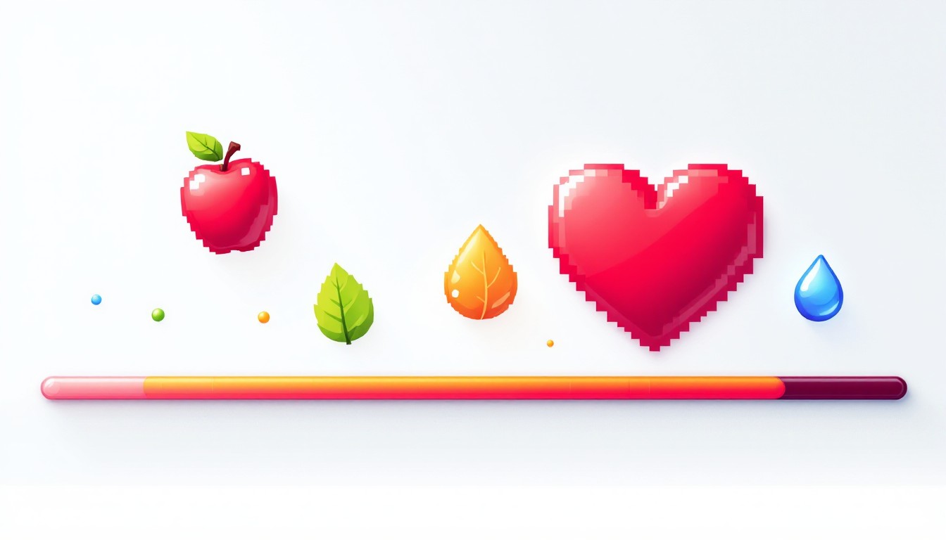 Free Pixel Health Bar Image - Pixelart, Health, Heart | Download at ...