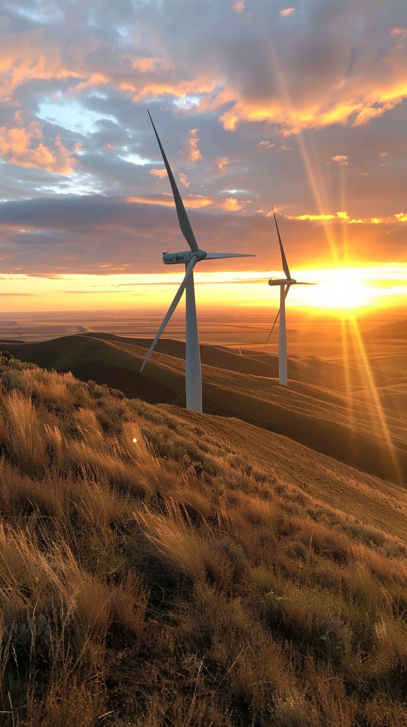 Wind Slash Power Free Sunset Wind Power Image - Sunset, Windmills, Energy | Download at ...