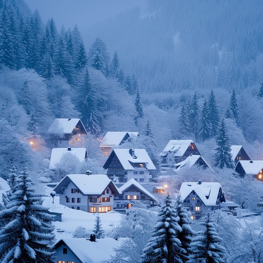Free Winter Mountain Village Image - Winter, Snow, Village | Download ...
