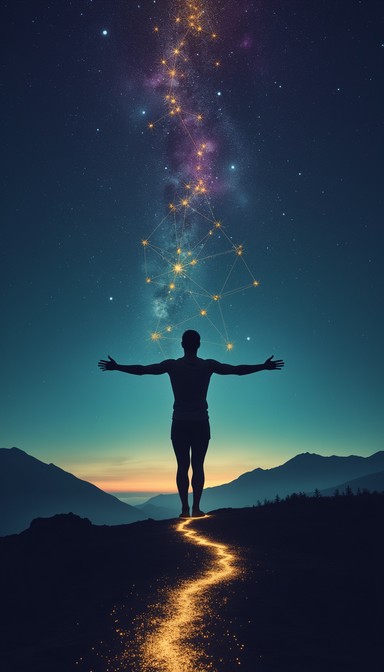 Free Cosmic Human Connection Image | Download at StockCake