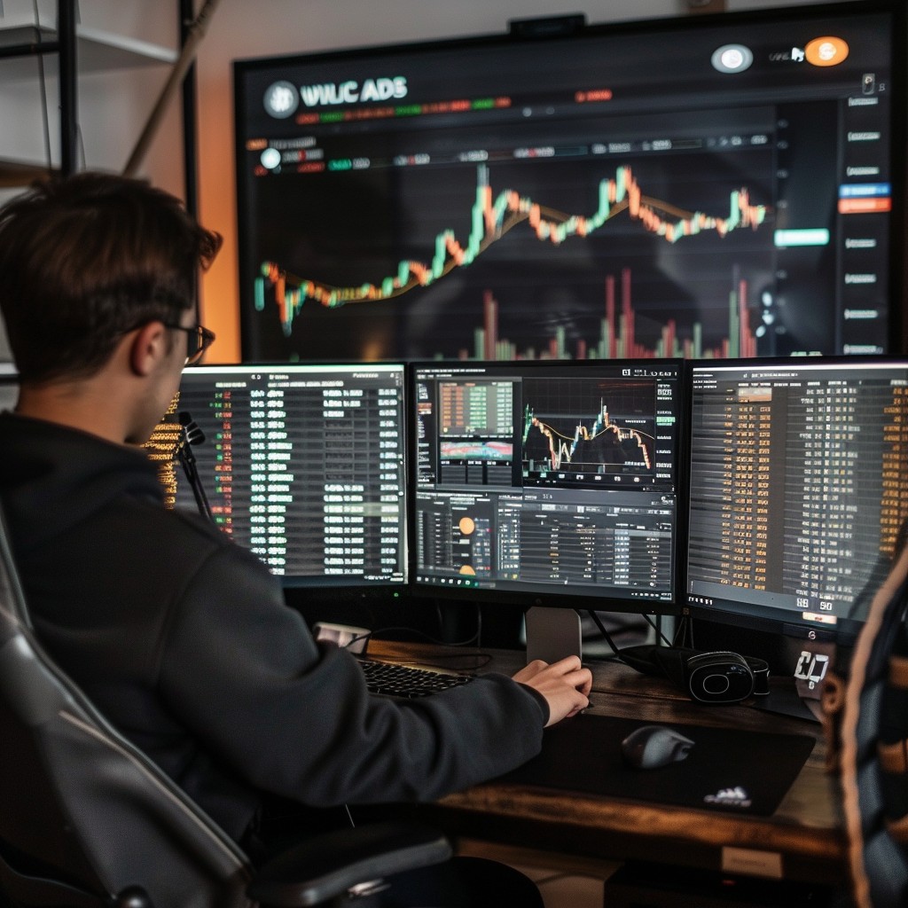 Free Trader Analyzing Markets Image - Trading, Stock Market, Computers ...
