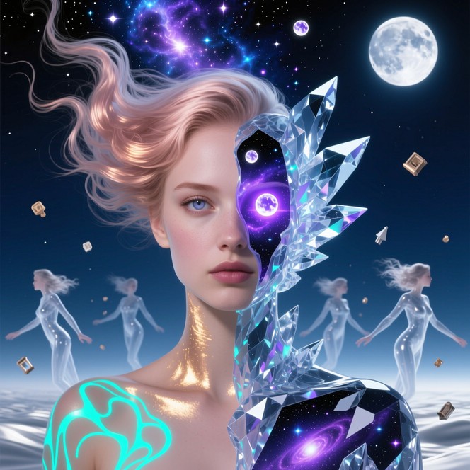 Violet Transforms Free Celestial Feminine Metamorphosis Image | Download at StockCake
