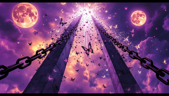 Free Chains Become Butterflies Image - Chains, Butterflies, Freedom ...