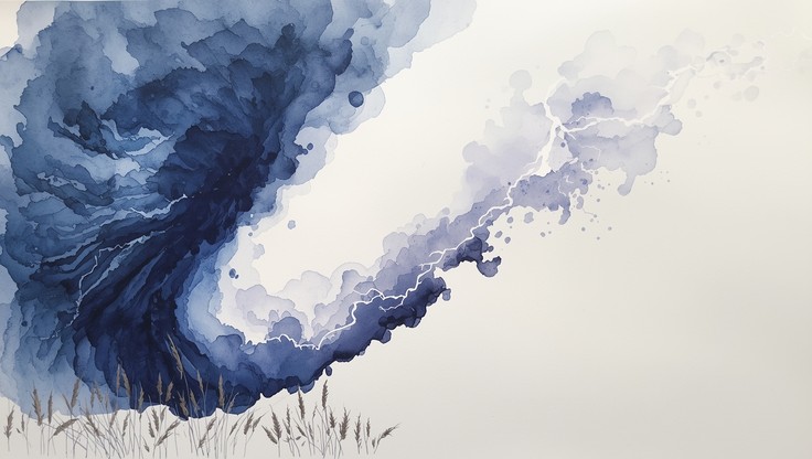 Free Lightning Splits Sky Image - Lightning, Storm, Watercolor ...