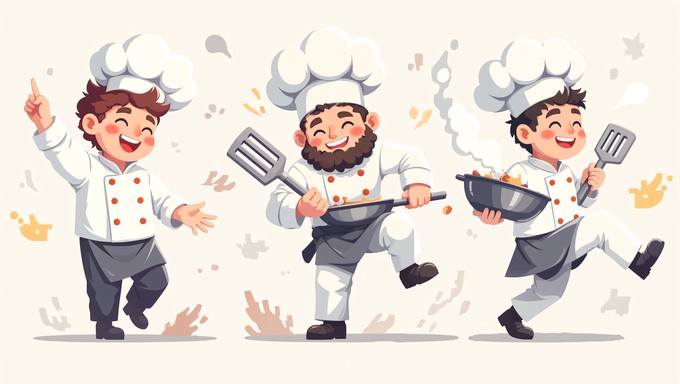 Free Cheerful Chefs Cooking Image - Pixel, Chefs, Cooking | Download at ...