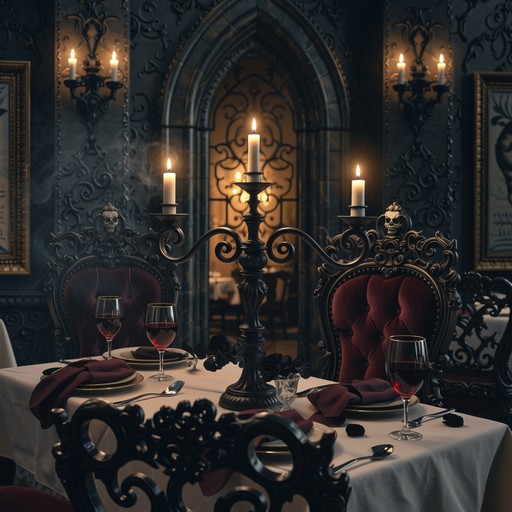 Free Gothic Dining Elegance Image - Gothic, Restaurant, Candlelit ...