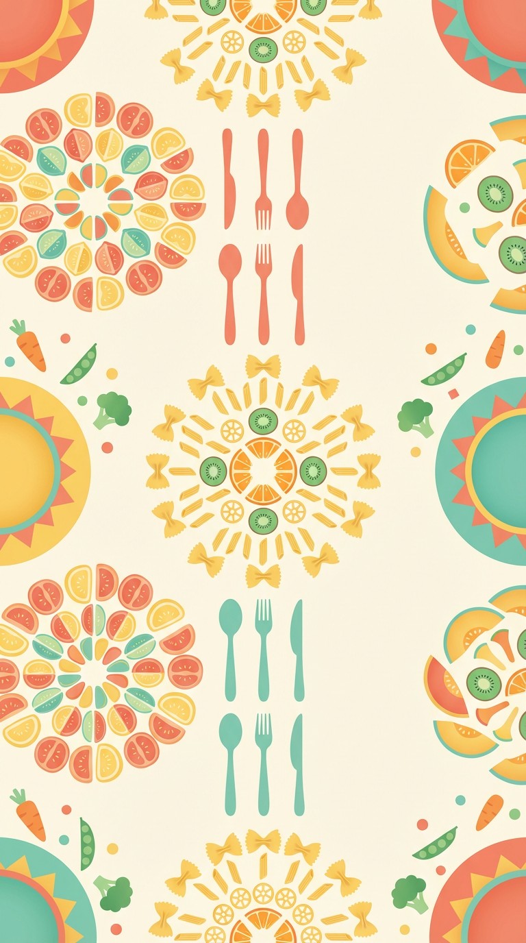 Free Playful Dining Pattern Image - Pattern, Seamless, Dining ...