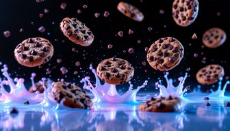 Download Cyberpunk Cookie Splash Image - Cyberpunk, Cookies, Neon ...