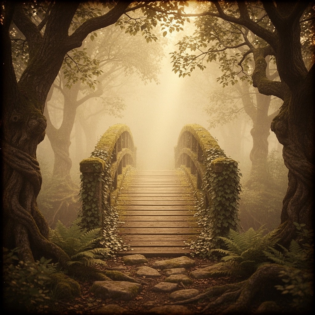 Free Enchanted Forest Pathway Image - Bridge, Forest, Mystical ...