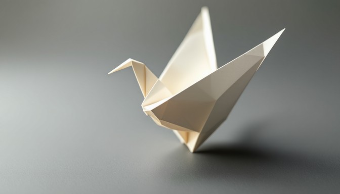 Free Paper Bird Flight Image - Origami, Crane, Bird | Download at StockCake