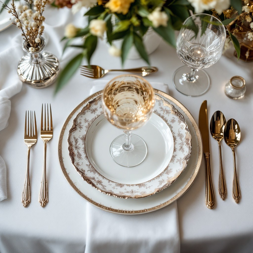 Free Elegant Table Setting Image - Silverware, China, Crystal ...