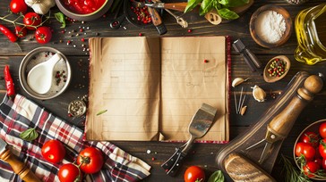 Recipe Pic Free Culinary Preparation Scene Image - Cooking, Vegetables, Spices ...