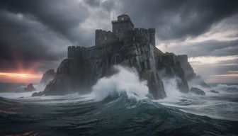 Free Storm Fortress Drama Image - Fortress, Castle, Coastal | Download ...
