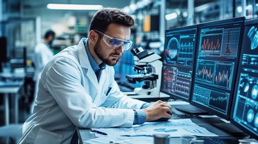 Free Scientist Analyzing Data Image - Scientist, Laboratory, Technology ...