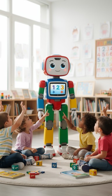 Free Robot Teaching Children Image - Education, Technology, Children ...