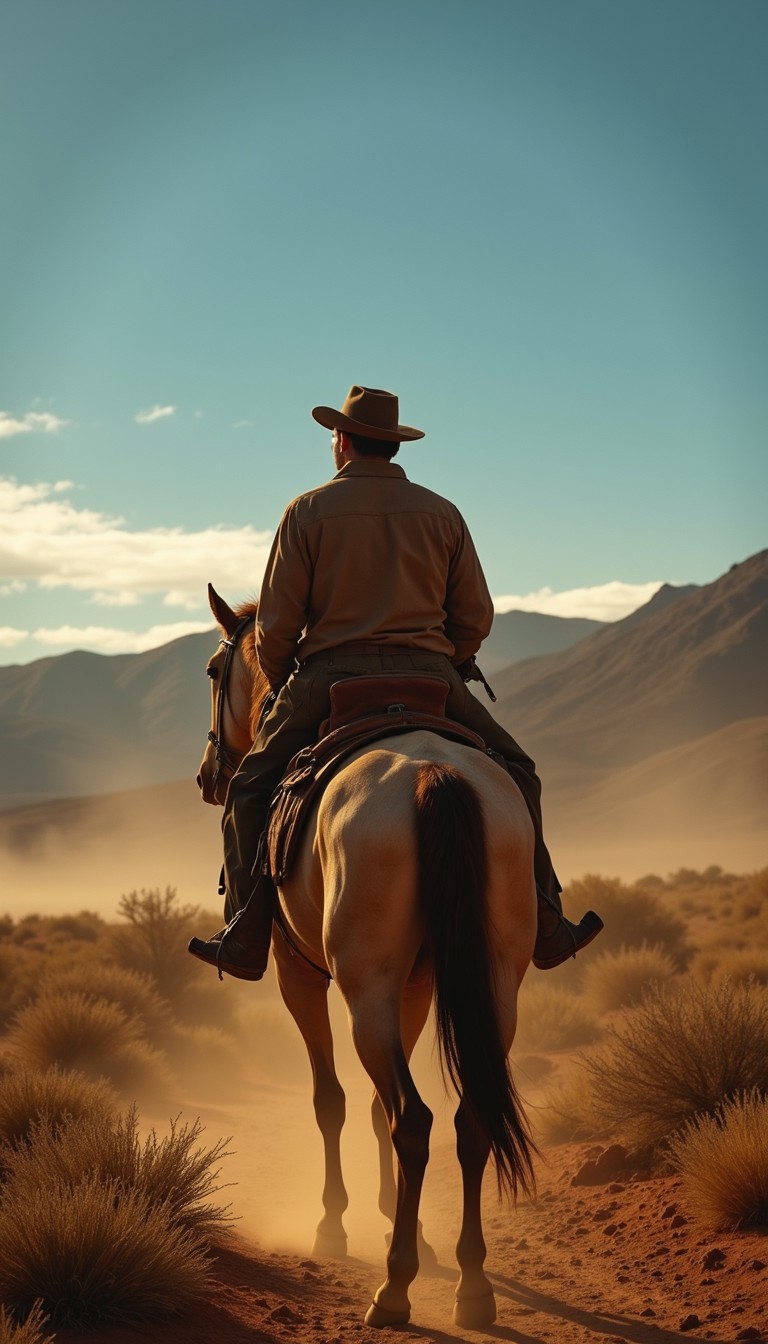 Free Lone Desert Rider Image - Cowboy, Desert, Horse | Download at ...