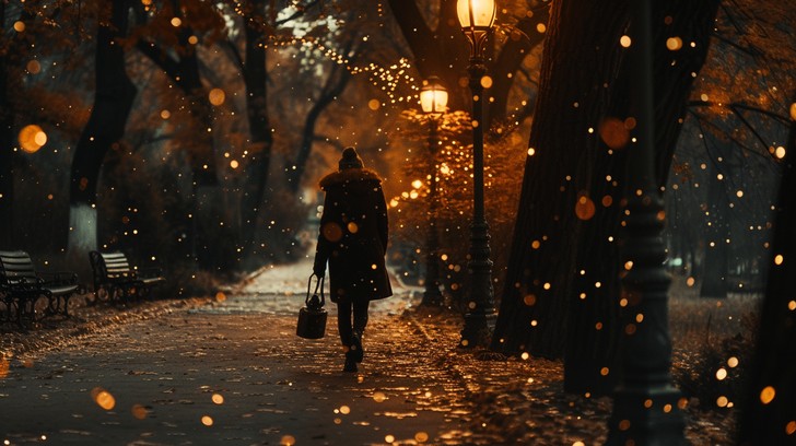 Free Autumn Evening Stroll Image - Autumn, Evening, Stroll | Download ...