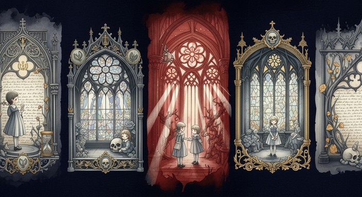 Free Gothic Cathedral Ruins Image - Gothic, Cathedral, Watercolor ...