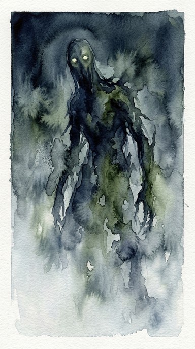 Download Dark Watercolor Monster Image - Watercolor, Abstract, Creature ...