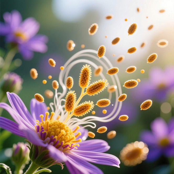 Free Golden Pollen Explosion Image - Pollen, Golden, Purple | Download ...