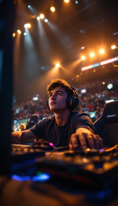 Free Professional Gamer Focused Image - Esports, Gaming, Competitive ...