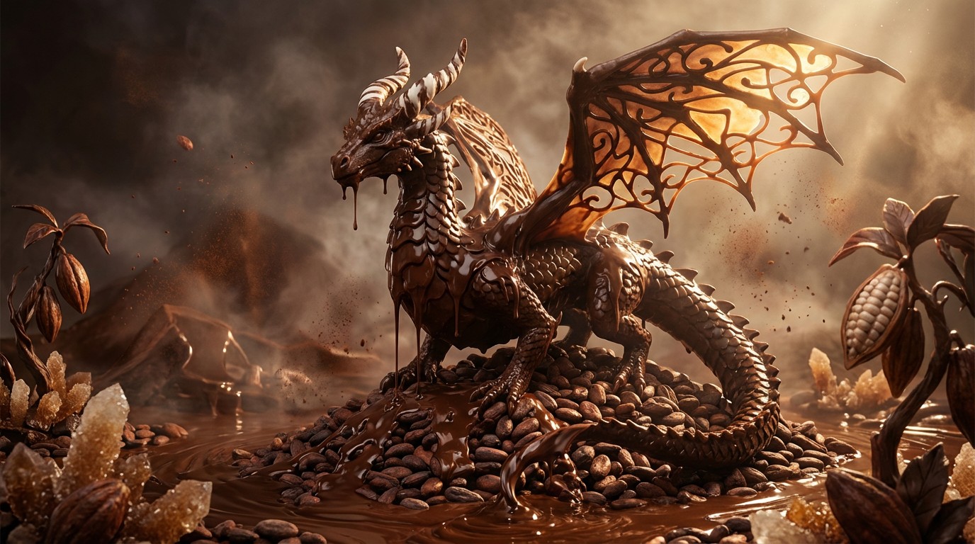 Free Chocolate Dragon Majesty Image - Dragon, Chocolate, Fantasy ...