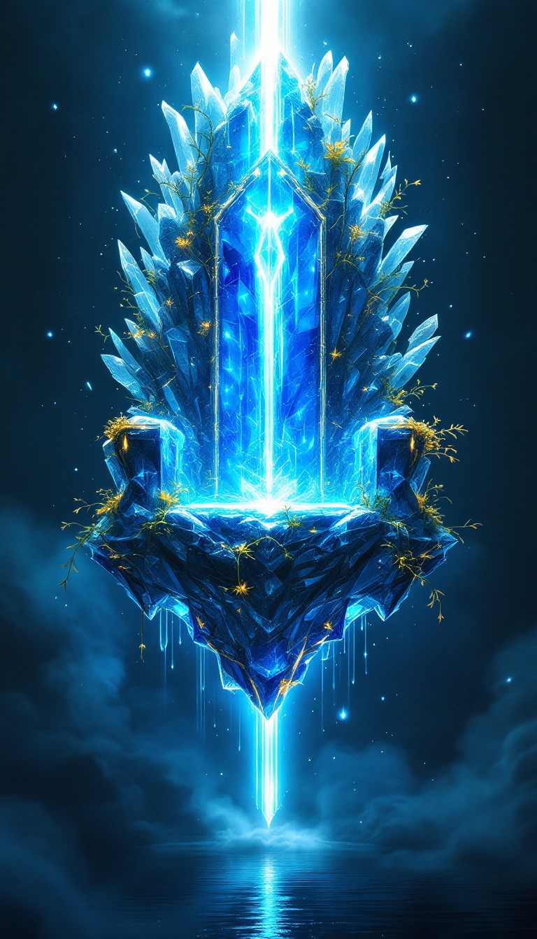 Power Throne Free Crystalline Power Throne Photo - Throne, Crystal, Ethereal ...