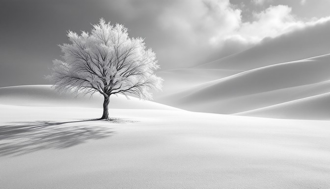 Free Solitary Winter Tree Image - Winter, Minimal, Tree | Download at ...