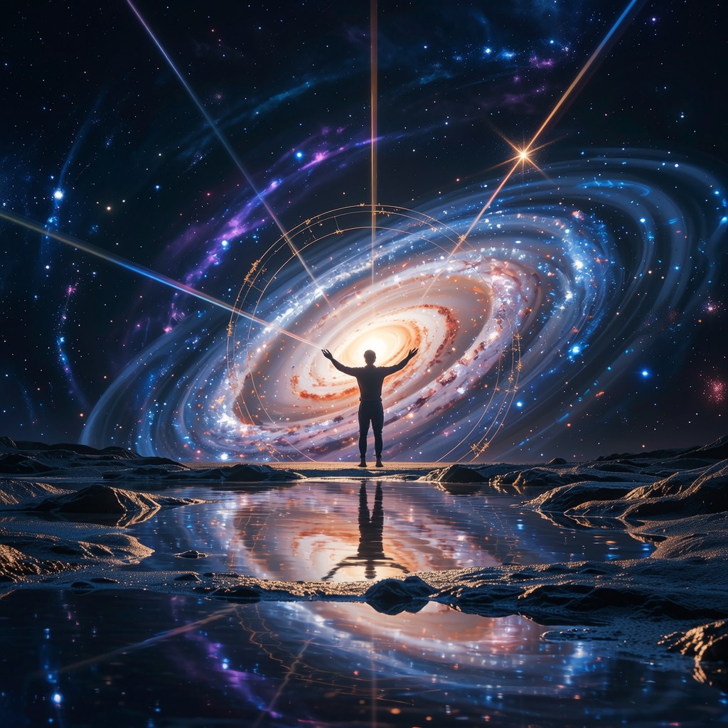 Free Cosmic Human Connection Photo - Cosmic, Silhouette, Galaxy ...