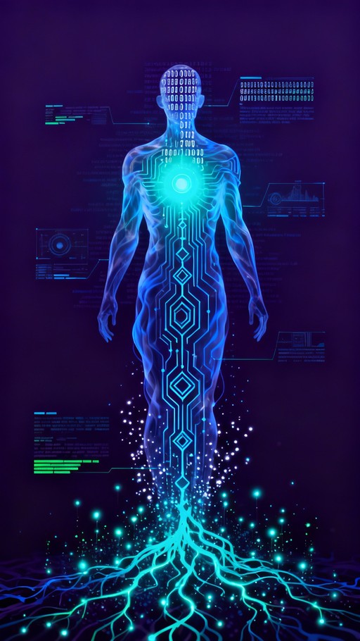Free Digital Consciousness Awakening Image - Surreal, Digital ...