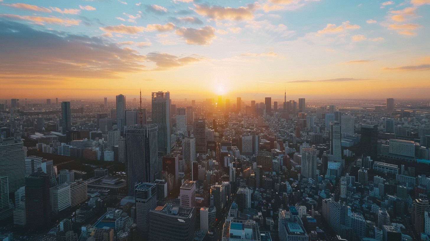 Free Urban Sunrise View Image - Sunrise, City, Skyline | Download at ...
