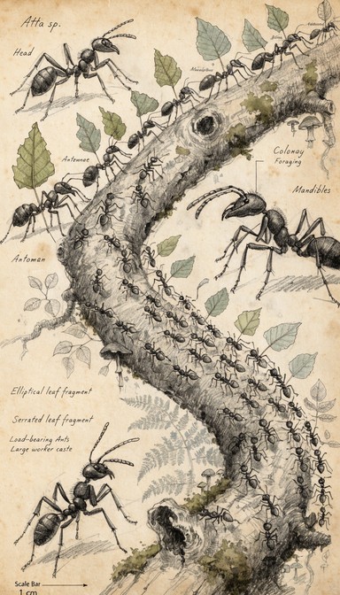 Free Leaf-Cutter Ant Study Image - Ants, Insects, Sketch | Download at ...