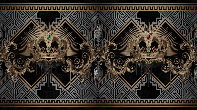 Free Art Deco Royalty Image - Luxury, Pattern, Crown | Download at ...