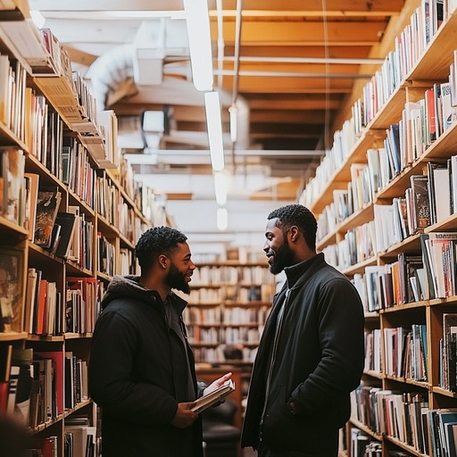 Free Men in library Image - Library, Conversation, Books | Download at ...