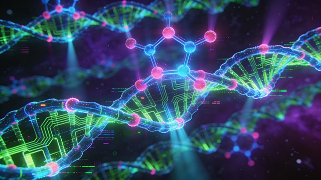 Free Cyberpunk DNA Helix Image - Dna, Cyberpunk, Holographic | Download ...