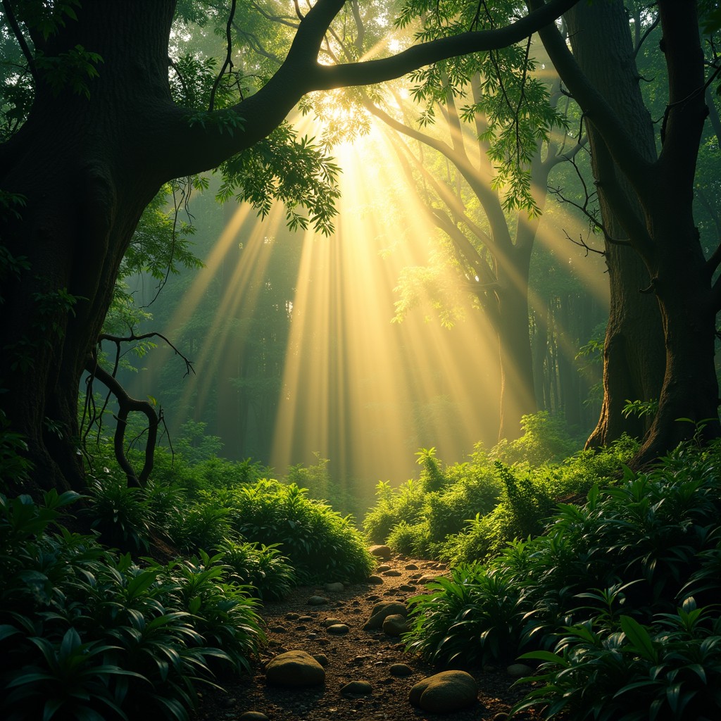 Free Enchanted Forest Path Image - Jungle, Sunbeams, Path | Download at ...