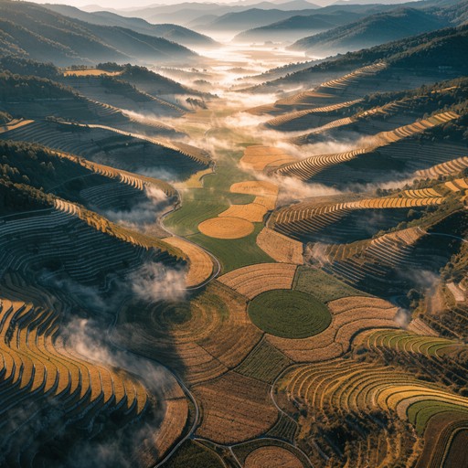 Terrace Field Graphics Free Colorful Terraced Fields Image - Aerial, Agriculture, Terraced ...