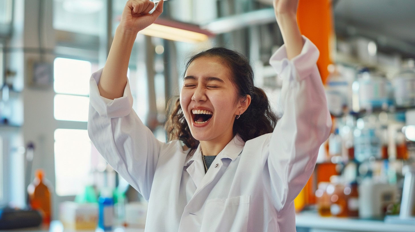 Free Joyful scientific success Image - Scientist, Joy, Laboratory ...
