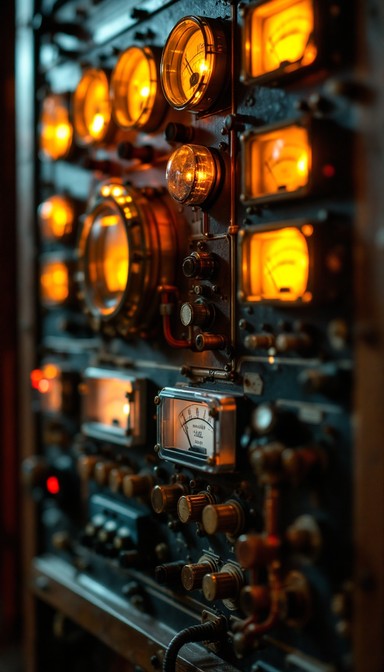 Free Glowing Vintage Electronics Image - Vintage, Electronic ...