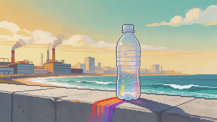Free Coastal Pixel Sunset Image - Pixel, Retro, Bottle | Download at ...