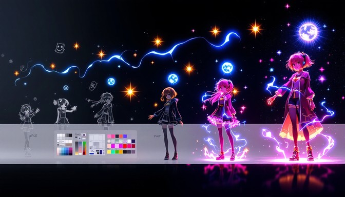 Free Character Creation Evolution Photo - Anime, Manga, Character ...