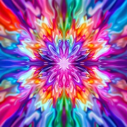 Download Kaleidoscopic Color Explosion Image - Abstract