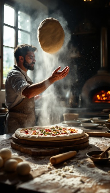 Free Artisan Pizza Making Image - Pizzaiolo, Chef, Pizza | Download at ...