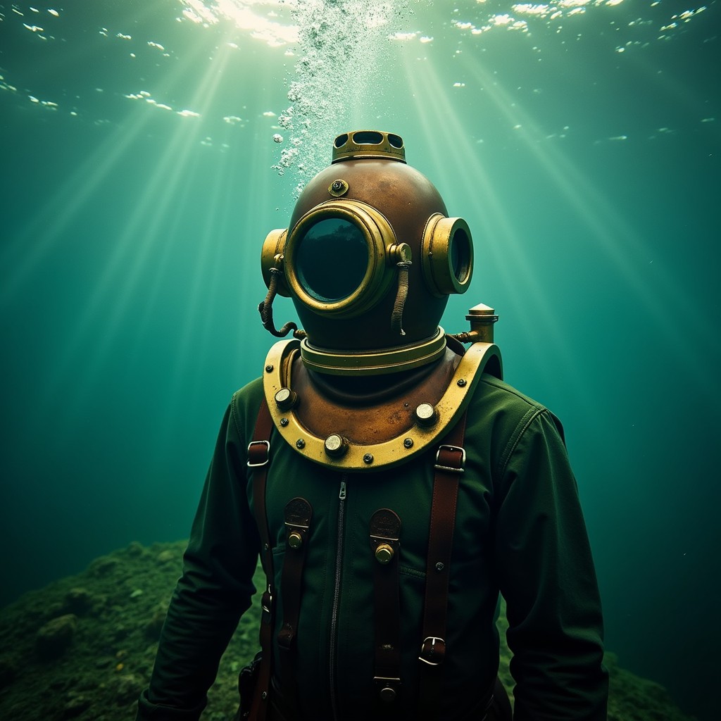 Free Deep Sea Explorer Image - Underwater, Diver, Helmet | Download at ...
