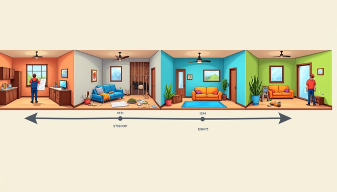 An Apartment Renovation - NSPIRE Experts - Contemporary Urban Apartment Renovation Timeline