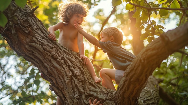 Free Kids Climbing Tree Image - Children, Tree, Climbing | Download at ...