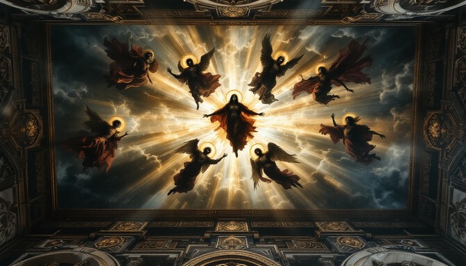 Free Gothic Ceiling Angels Image - Gothic, Baroque, Angels | Download ...