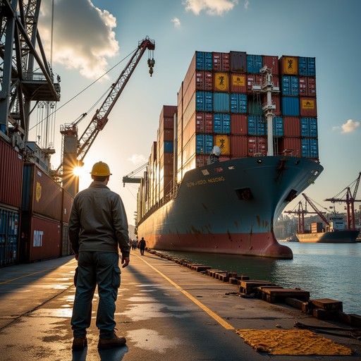 Free Dockside Laborer Posing Image - Dockworker, Harbor, Industrial ...